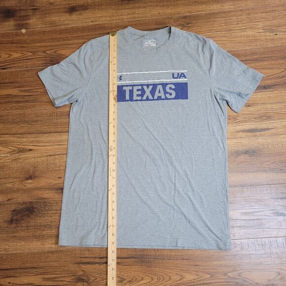 Under Armour Tee Athletic Shirt Men Size M Gray Short Sleeve Crew Neck Casual - Picture 7 of 10